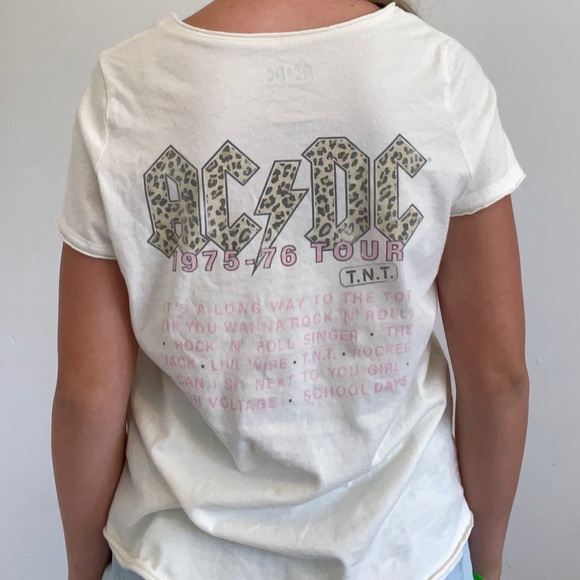 CHEETAH PRINT ACDC TEE - Picture 2 of 7